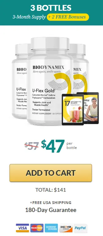 U-Flex Gold 3 bottles