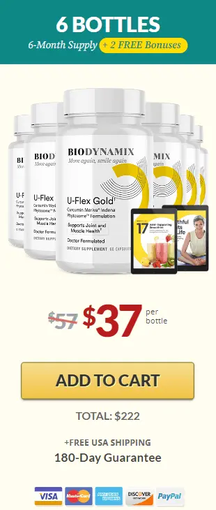 U-Flex Gold 6 bottles